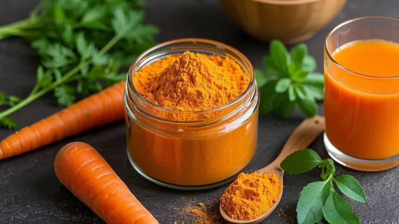 Organic Carrot Powder: A Vibrant Boost To Your Health And Wellness