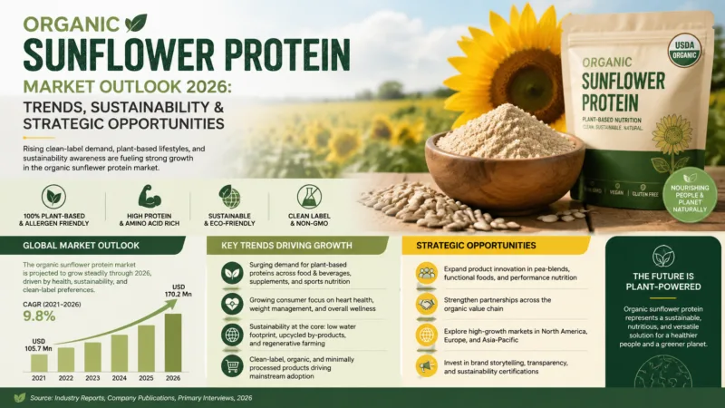 Organic Sunflower Protein Market Outlook 2026 Trends, Sustainability &Amp; Strategic Opportunities