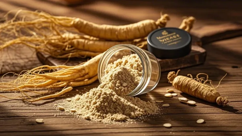Organic Fresh Ginseng Powder