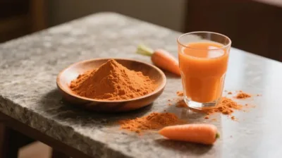 당근 분말이 당근 맛이 날까