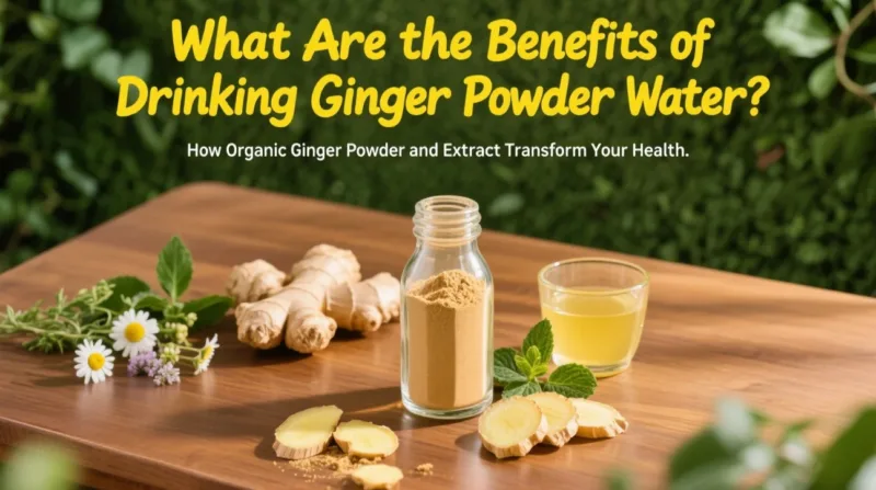What Are The Benefits Of Drinking Ginger Powder Water