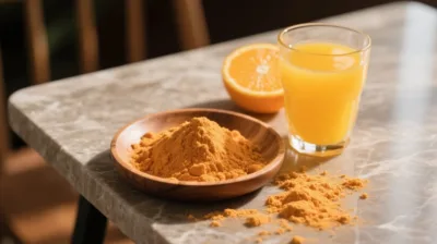 오렌지 분말을 피부에 사용해도 될까요?