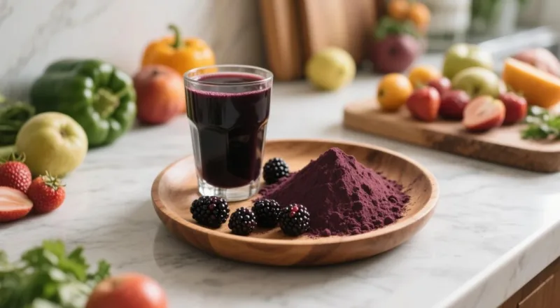 Organic Blackberry Powder &Amp; Juice