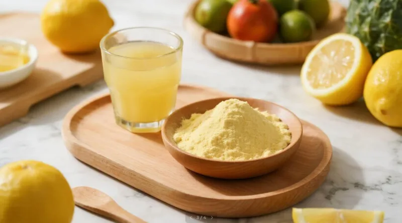 Organic Lemon Powder &Amp; Juice