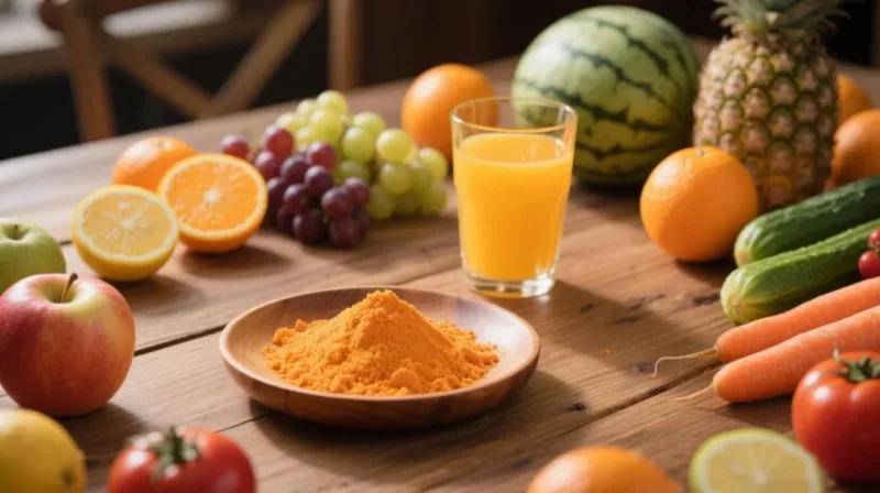 Organic Orange Powder &Amp; Juice