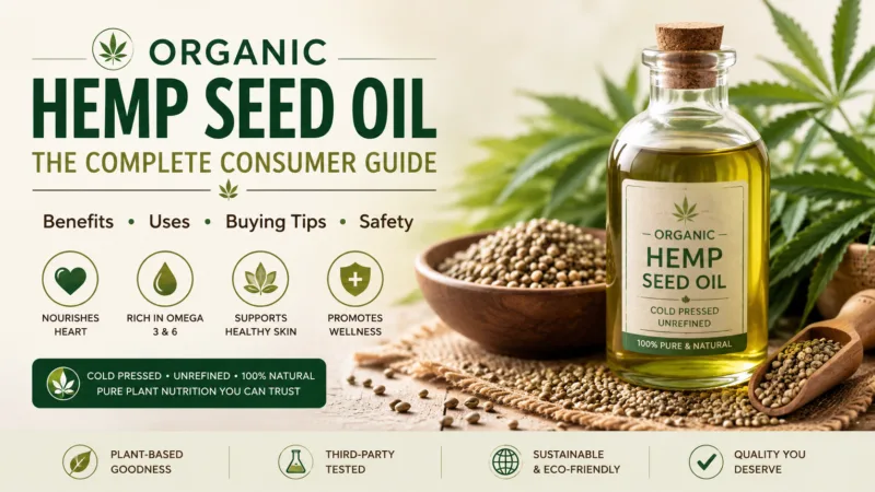 Organic Hemp Seed Oil The Complete Consumer Guide — Benefits, Uses, Buying Tips &Amp; Safety