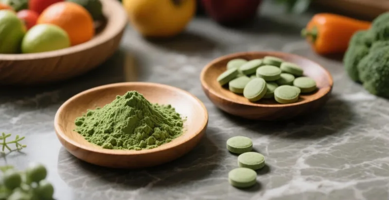 Organic Chlorella Powder &Amp; Tablets