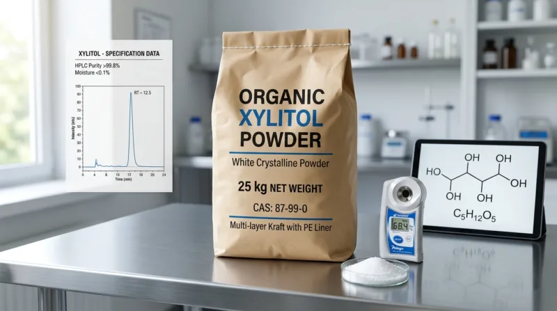 Organic Xylitol Powder Technical Specifications And Formulation Guide — Purity, Applications, And Sweetener Comparison