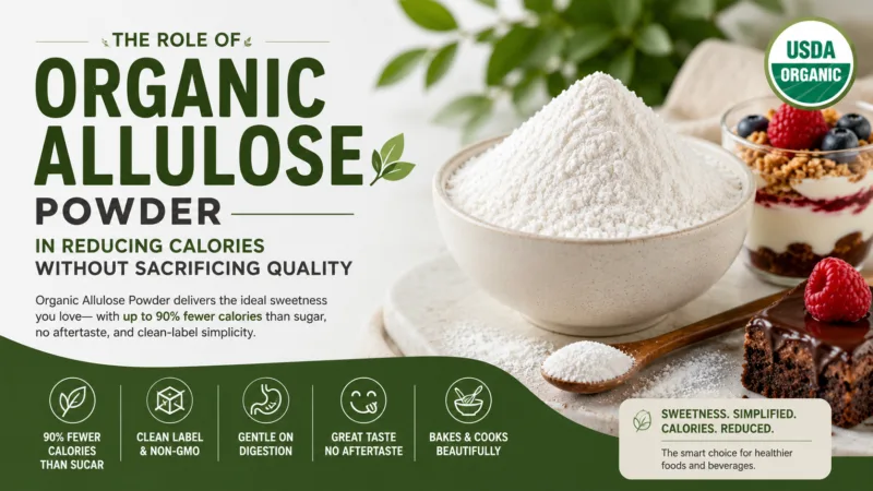 The Role Of Organic Allulose Powder In Reducing Calories Without Sacrificing Quality