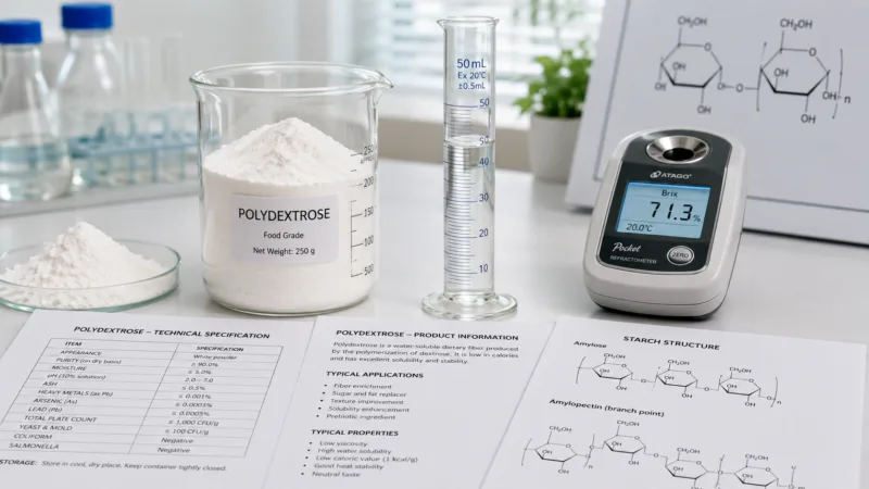 Organic Polydextrose Technical Guide: Powder And Syrup Applications For Modern Food Formulation