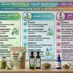 대마 단백질 vs 대마씨 오일 vs CBD 오일