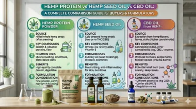 대마 단백질 Vs 대마씨 오일 Vs Cbd 오일