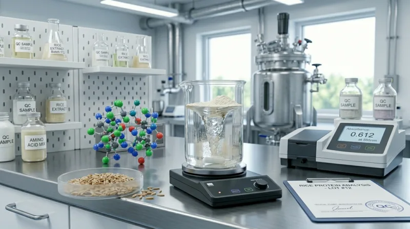 Organic Rice Protein Technical Specifications, Enzyme Extraction Processing, And Formulation Guide